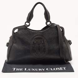 Cartier Black Leather Small Marcello de Cartier Bag