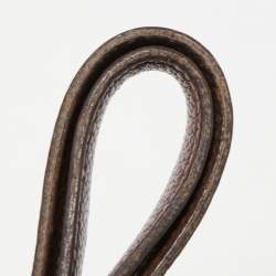 Pre Owned Cartier Black/Brown Calfhair and Leather Happy Birthday Cabochon Flap Bag