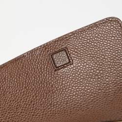 Pre Owned Cartier Black/Brown Calfhair and Leather Happy Birthday Cabochon Flap Bag