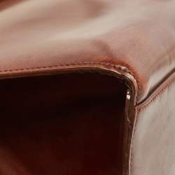 Cartier Brown Gloss Leather Panther Tote