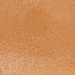 Pre Owned Cartier Tan Leather Mini Guirlande De Cartier Top Handle Bag