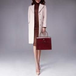 Cartier Red Patent Leather Happy Birthday Top Handle Bag