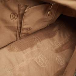 Pre Owned Cartier Black Patent Leather Medium Marcello de Cartier Bag