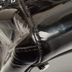 Pre Owned Cartier Black Patent Leather Medium Marcello de Cartier Bag