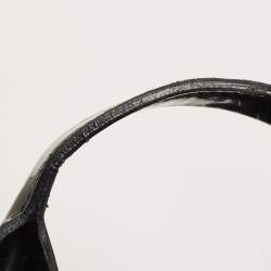 Pre Owned Cartier Black Patent Leather Medium Marcello de Cartier Bag