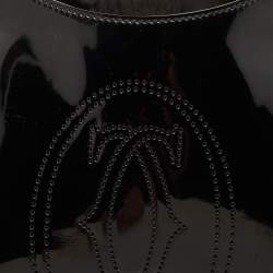 Pre Owned Cartier Black Patent Leather Medium Marcello de Cartier Bag