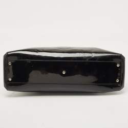 Pre Owned Cartier Black Patent Leather Medium Marcello de Cartier Bag