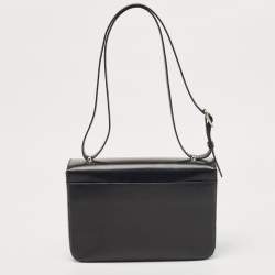 مملوكة مسبقًا Cartier Black Glossy Leather Panthere Shoulder Bag