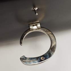 مملوكة مسبقًا Cartier Black Glossy Leather Panthere Shoulder Bag