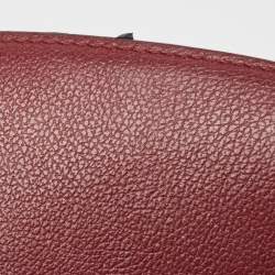 Pre Owned Cartier Red Leather C De Cartier Clutch