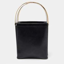 Cartier Black Leather Trinity Bag