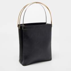 Cartier Black Leather Trinity Bag