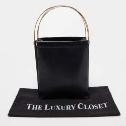 Cartier Black Leather Trinity Bag