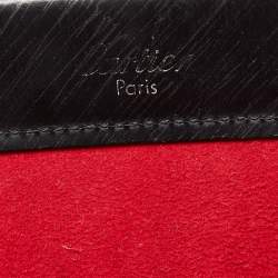 Cartier Black Leather Trinity Bag