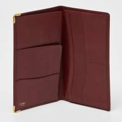 Cartier Burgundy Must de Cartier Long Wallet