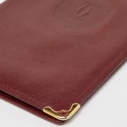 Cartier Burgundy Must de Cartier Long Wallet