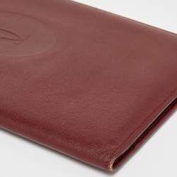 Cartier Burgundy Must de Cartier Long Wallet
