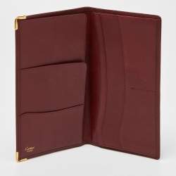 Cartier Burgundy Must de Cartier Long Wallet