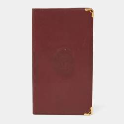 Cartier Burgundy Must de Cartier Long Wallet