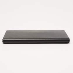 Pre Owned Cartier Black Patent Leather Frame Clutch