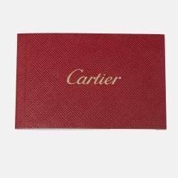 Pre Owned Cartier Peach Leather Mini C de Cartier Satchel