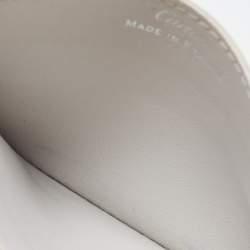 Pre Owned Cartier White Leather  Must de Cartier Card Holder