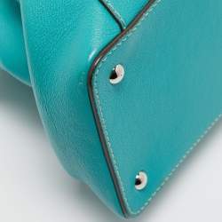 Pre Owned Cartier Green Leather Small C De Cartier Bag