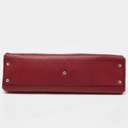 Cartier Red Leather Medium Marcello de Cartier Bag