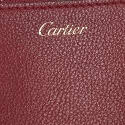 Cartier Red Leather Mini C de Cartier Satchel