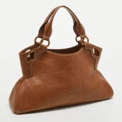 Cartier Brown Leather Small Marcello de Cartier Bag