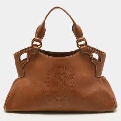 Cartier Brown Leather Small Marcello de Cartier Bag