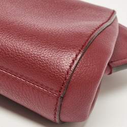 Cartier Red Leather C De Cartier Clutch