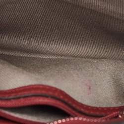 Cartier Red Leather C De Cartier Clutch