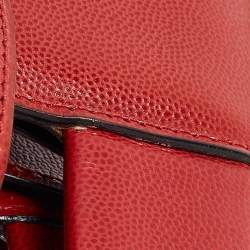 Pre Owned Cartier Red Leather Panthere Shoulder Bag