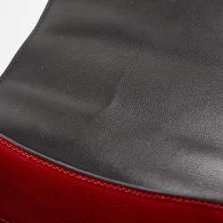 Pre Owned Cartier Red Leather Panthere Shoulder Bag