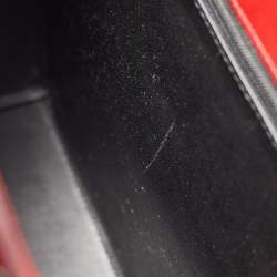 Pre Owned Cartier Red Leather Panthere Shoulder Bag