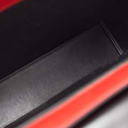 Pre Owned Cartier Red Leather Panthere Shoulder Bag