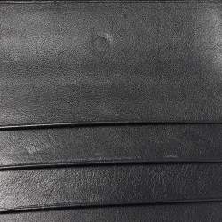 Cartier Black Glossy Leather Panthere Art Deco Trifold Wallet