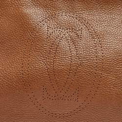 Pre Owned Cartier Brown Leather Small Marcello De Cartier Tote