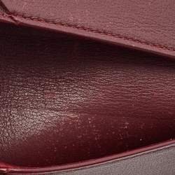 Pre Owned Cartier Black Leather Must De Cartier Card Case