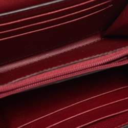 Cartier Dark Red Leather C De Cartier Wallet