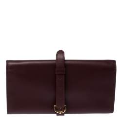 مملوكة مسبقًا جراب مجوهرات كارتييه جلد بني محمر