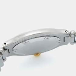 مملوكة مسبقًا Cartier White Stainless Steel Must De Cartier Women's Wristwatch 31 mm