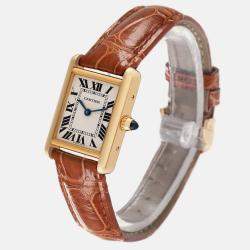 Cartier Tank Louis Small Yellow Gold Ladies Watch W1529856 29.5 x 22 mm