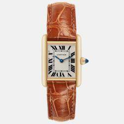 Cartier Tank Louis Small Yellow Gold Ladies Watch W1529856 29.5 x 22 mm