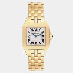 Cartier Santos Demoiselle Midsize Yellow Gold Ladies Watch W25062X9