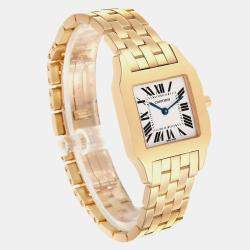 Cartier Santos Demoiselle Midsize Yellow Gold Ladies Watch W25062X9