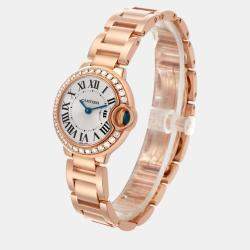 Cartier Ballon Bleu Rose Gold Diamond Small Ladies Watch 29.0 mm