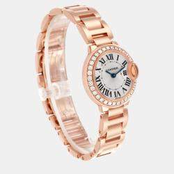 Cartier Ballon Bleu Rose Gold Diamond Small Ladies Watch 29.0 mm