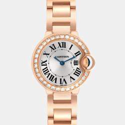 Cartier Ballon Bleu Rose Gold Diamond Small Ladies Watch 29.0 mm